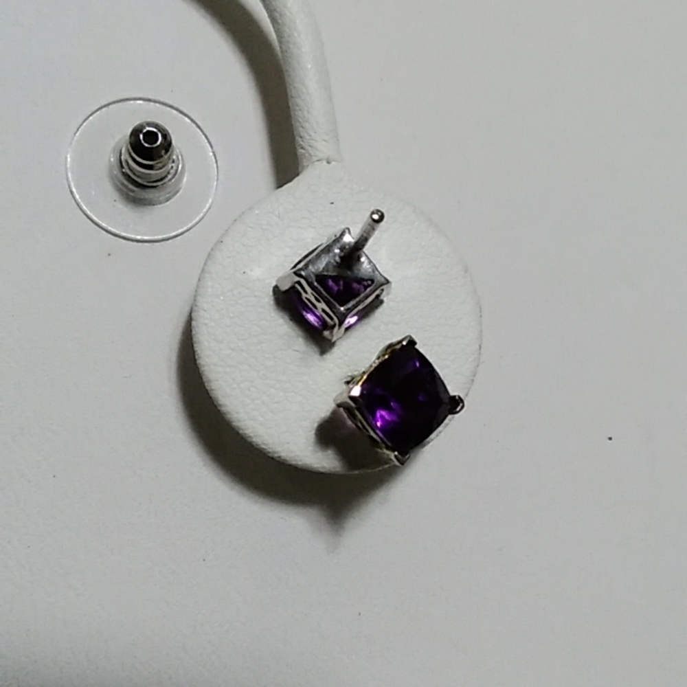 Amethyst earrings